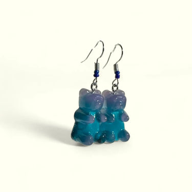 Purple Gummy Bear Earrings - Pretty Weird