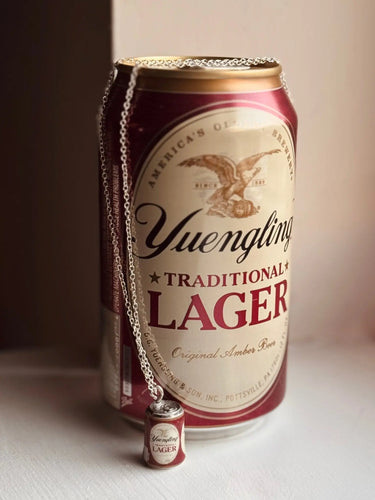 Miniature Yuengling Can Necklace | Philly Lager Pendant Pretty Weird