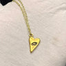 Antique Gold Eagles Heart Necklace Pretty Weird