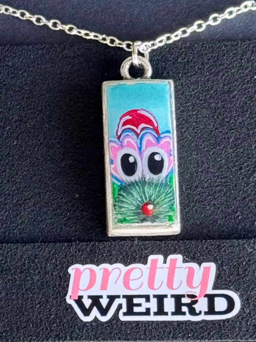 Hand-Painted Phanatic Pendant - Medium Size Pretty Weird