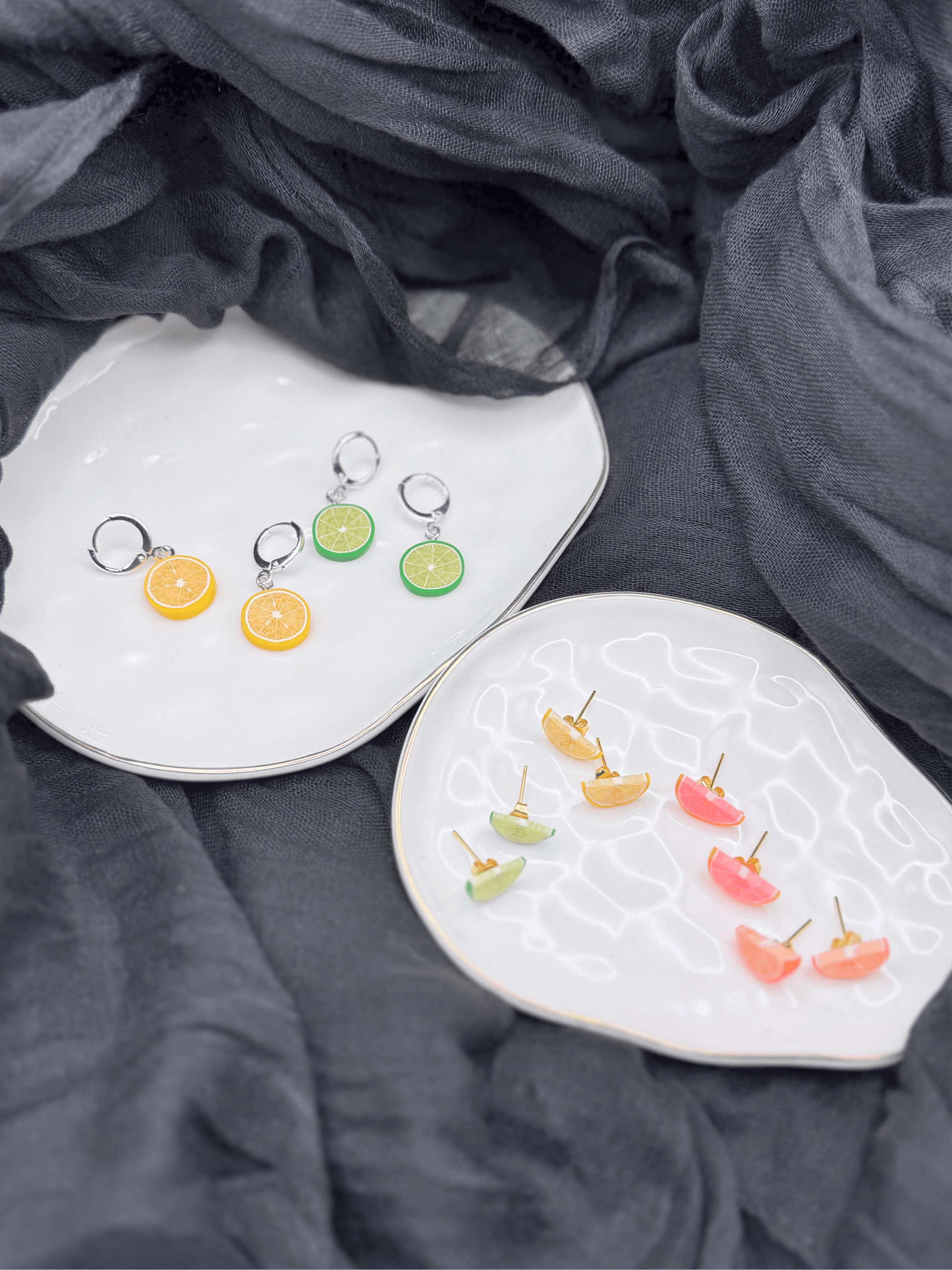 Citrus Squeeze | Handcrafted Polymer Clay Jewelry - Pretty Weird