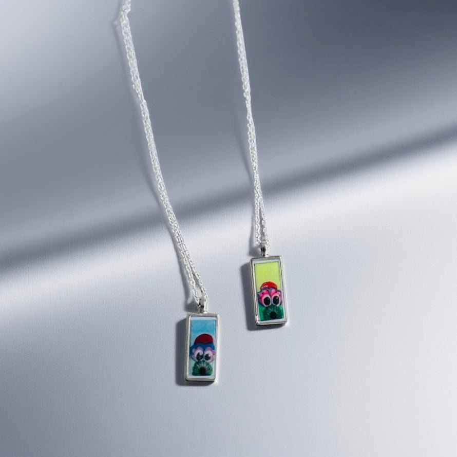 Hand-Painted Phanatic Pendant - Medium Size