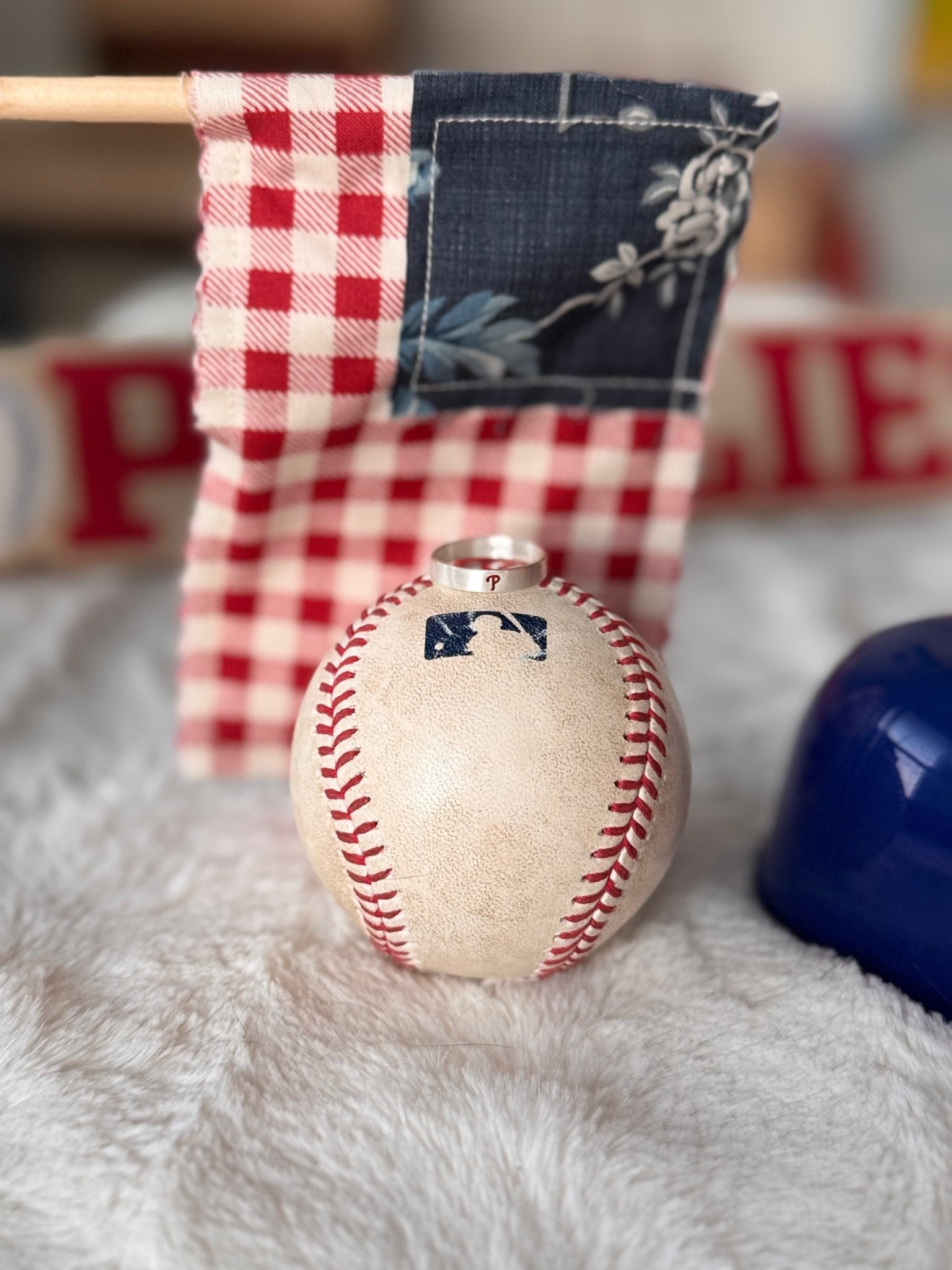Sterling Silver Phillies "P" Ring | Limited Edition