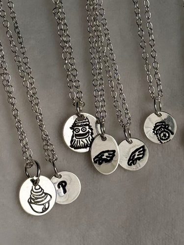 Sterling Silver Phillies Helmet Ice Cream Pendant Necklace – Limited Stock Pretty Weird