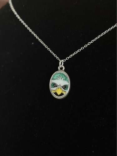 Swoop Me Up | Hand-Painted Philadelphia Eagles Necklace Pretty Weird