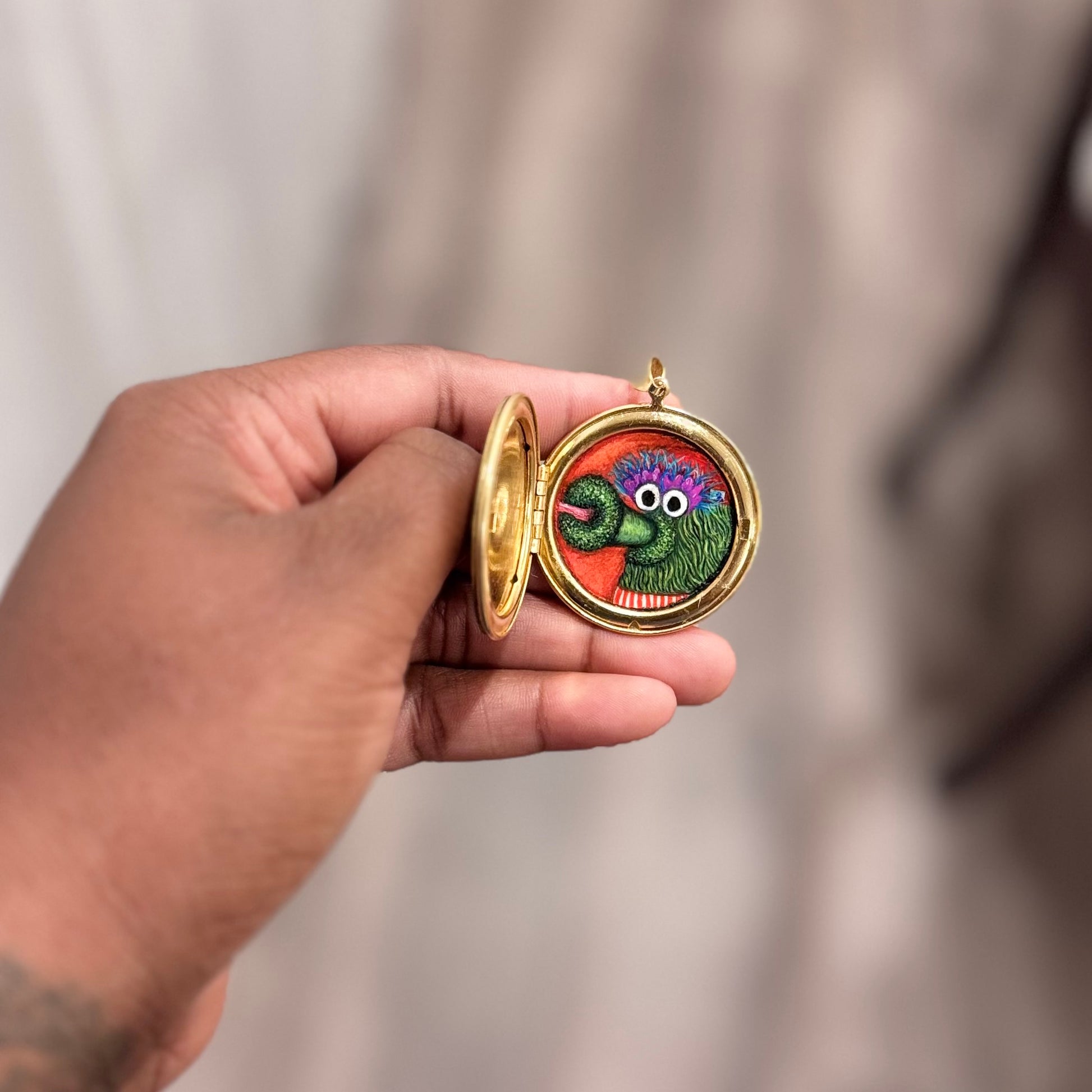 Phanatic Locket – Hand-Painted Philly Keepsake (Limited Edition)