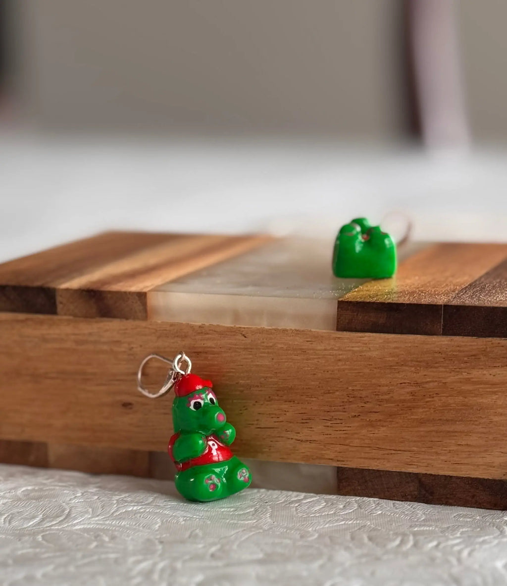 Phillie Phanatic Gummy Bear Earrings - Pretty Weird