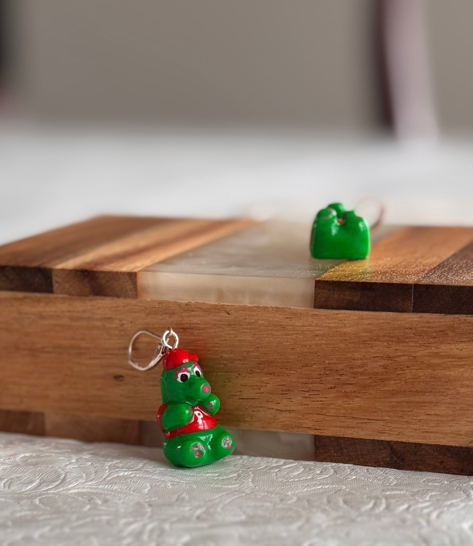 Phillie Phanatic Gummy Bear Earrings - Pretty Weird