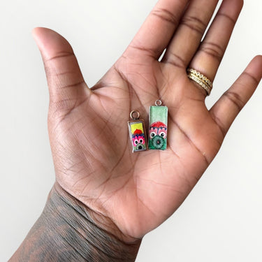 Large Peeking Phanatic Pendant Necklace - Pretty Weird