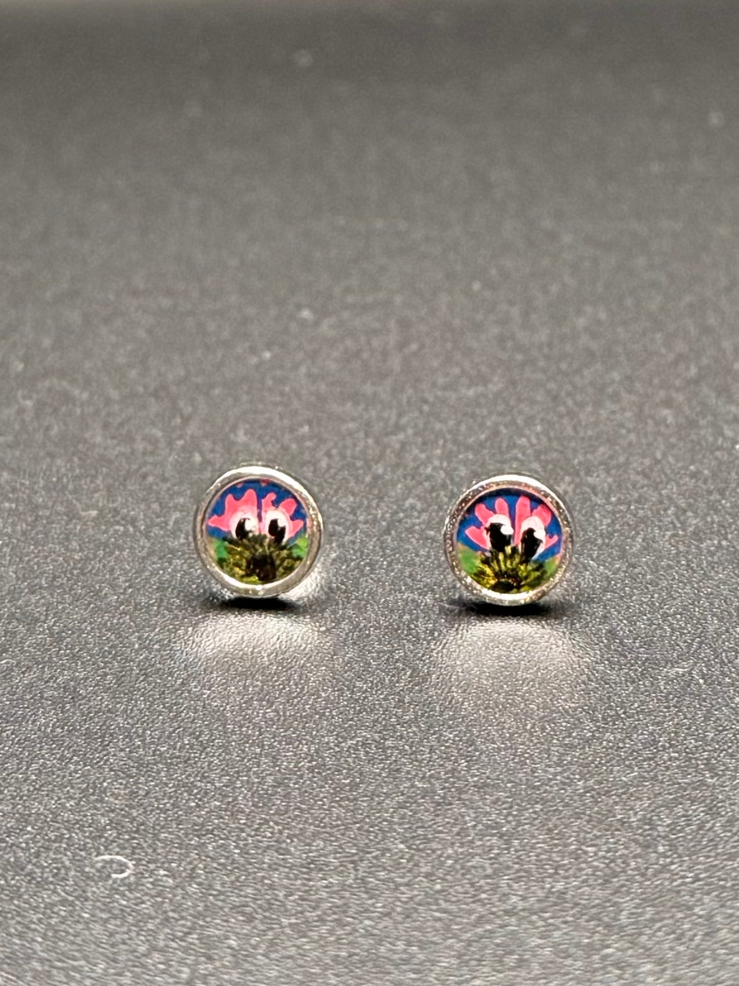 Hand-Painted Phanatic Stud Earrings – 6mm Pretty Weird