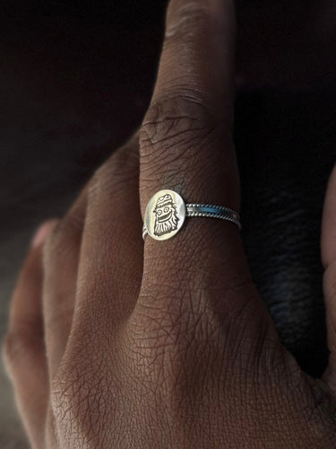 Gritty Engraved Triband Ring | Philadelphia Flyers Sterling Silver Jewelry Pretty Weird