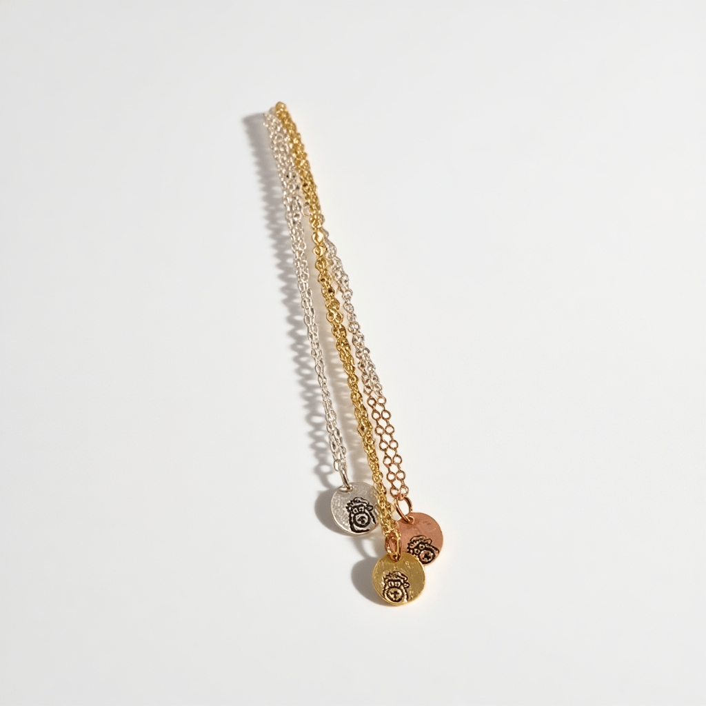 Gold & Rose Gold Philly Phanatic Mini Pendant Necklaces