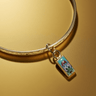 14K Gold Filled Sterling Silver Hand-Soldered Phillies Phanatic Charm Bangle Pretty Weird