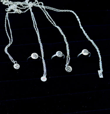 Gritty Engraved Sterling Silver Necklace Pretty Weird