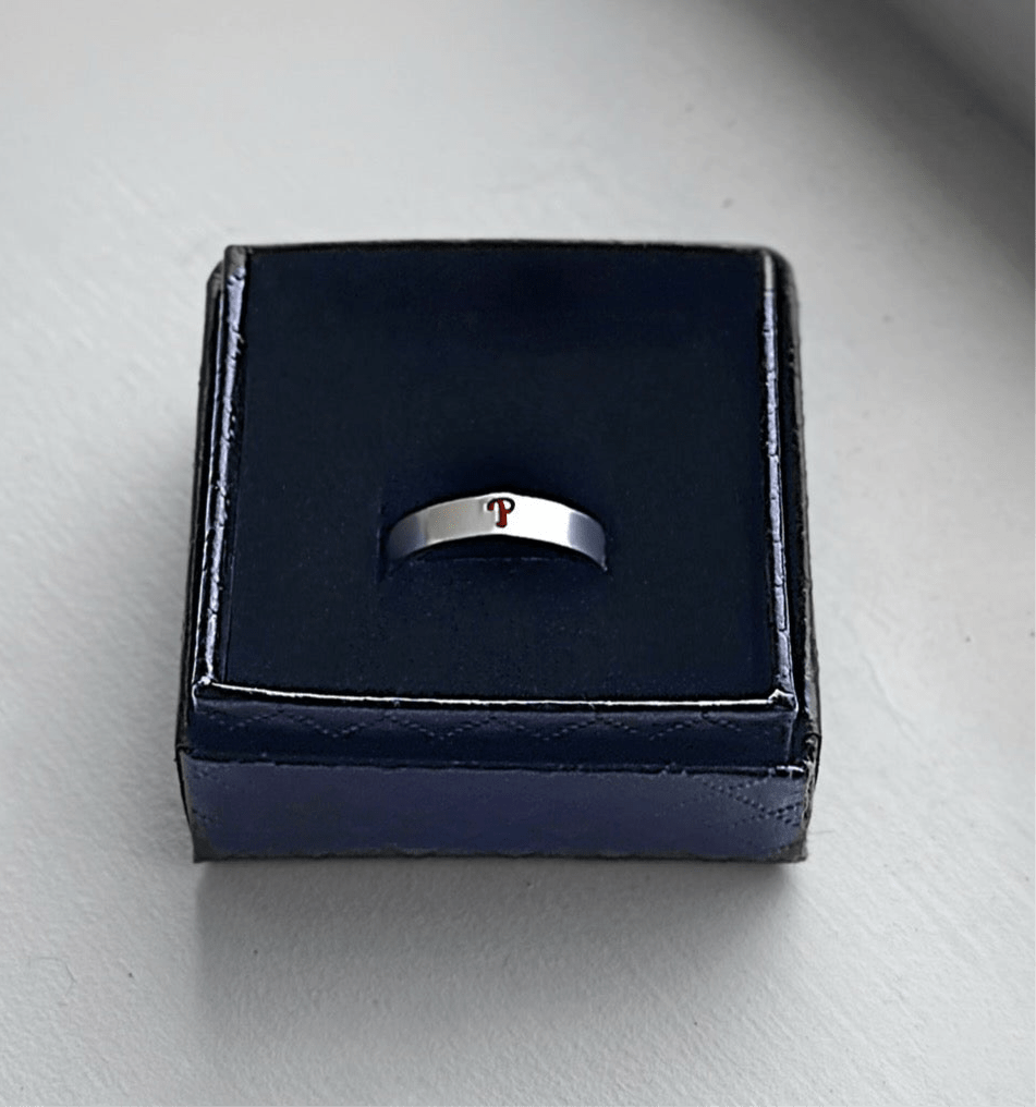 Sterling Silver Phillies "P" Ring | Limited Stock - Pretty Weird