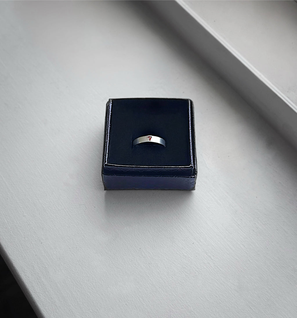 Sterling Silver Phillies "P" Ring | Limited Stock - Pretty Weird