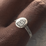Gritty Engraved Triband Ring | Philadelphia Flyers Sterling Silver Jewelry Pretty Weird