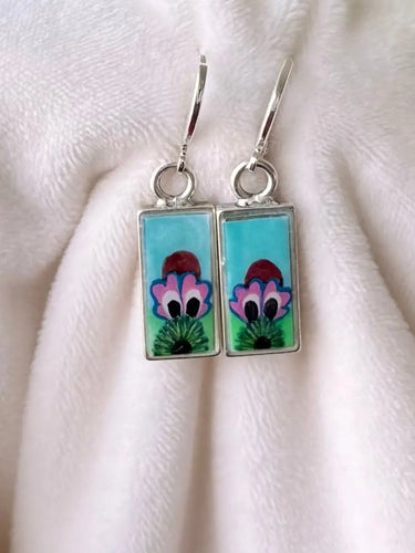 Hand-Painted Peeking Phanatic Earrings | Pretty Weird Pretty Weird