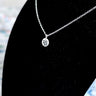 Sterling Silver LOVE Pendant Necklace – 8mm Hand Engraved Pretty Weird