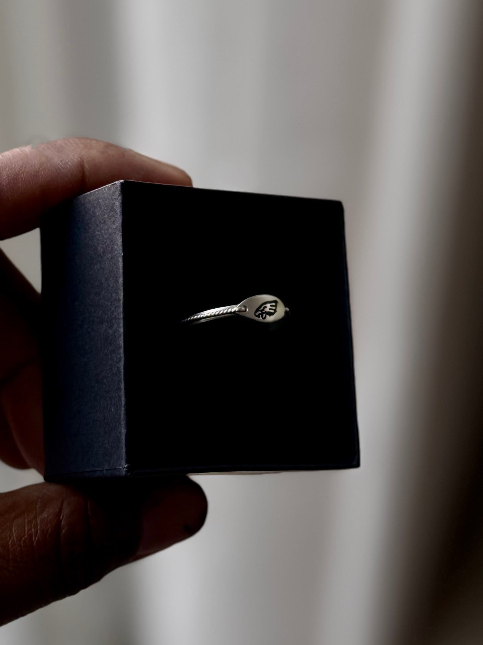 Marquise Ring & Eagles Logo Necklace Bundle