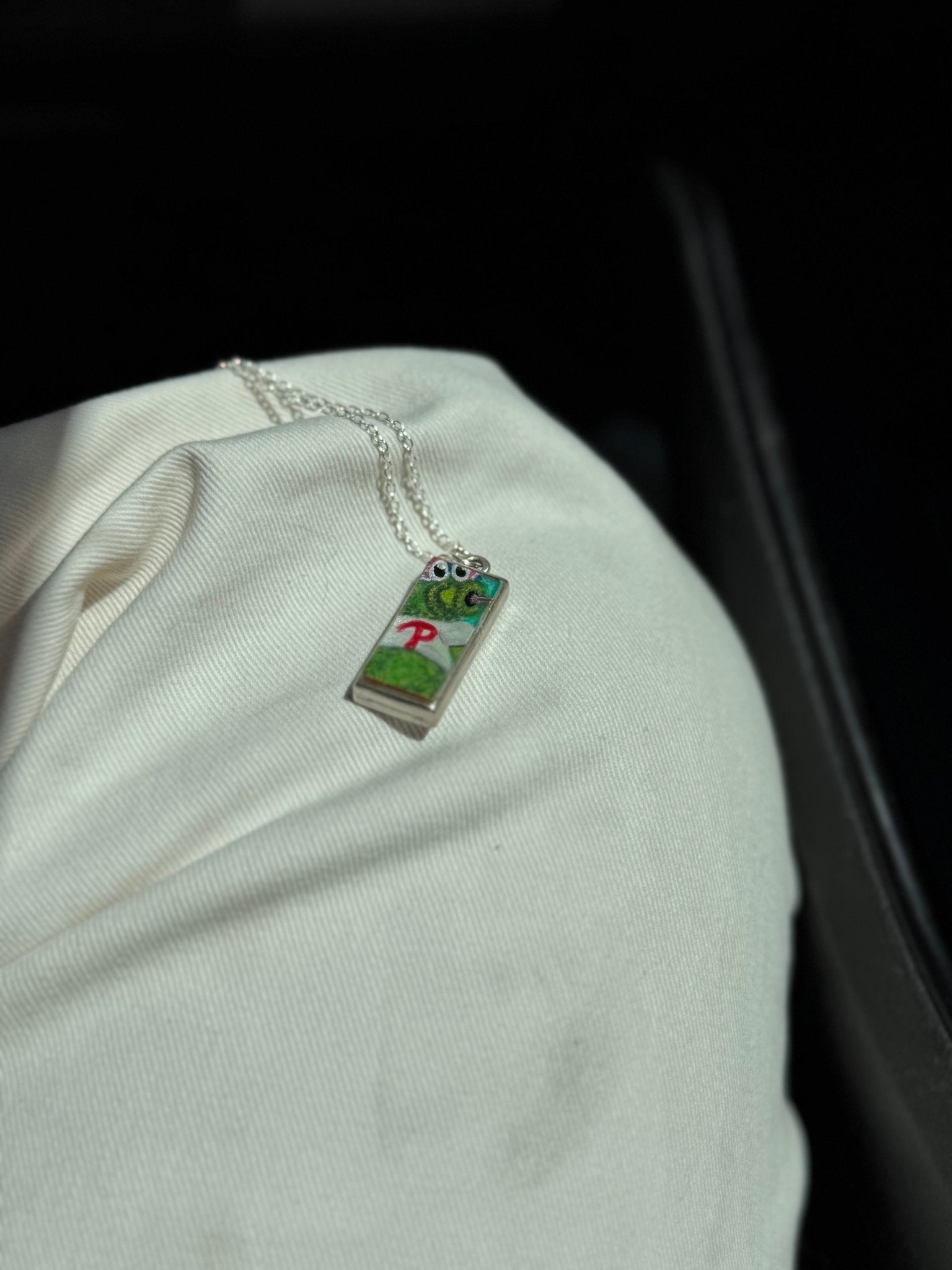 Hand-Painted Phanatic Pendant – Acrylic with Color-Shifting Accents