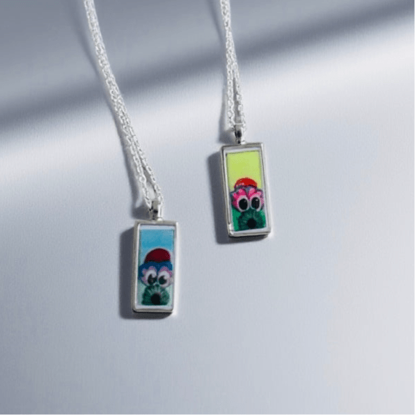 Hand-Painted Phanatic Pendant - Medium Size