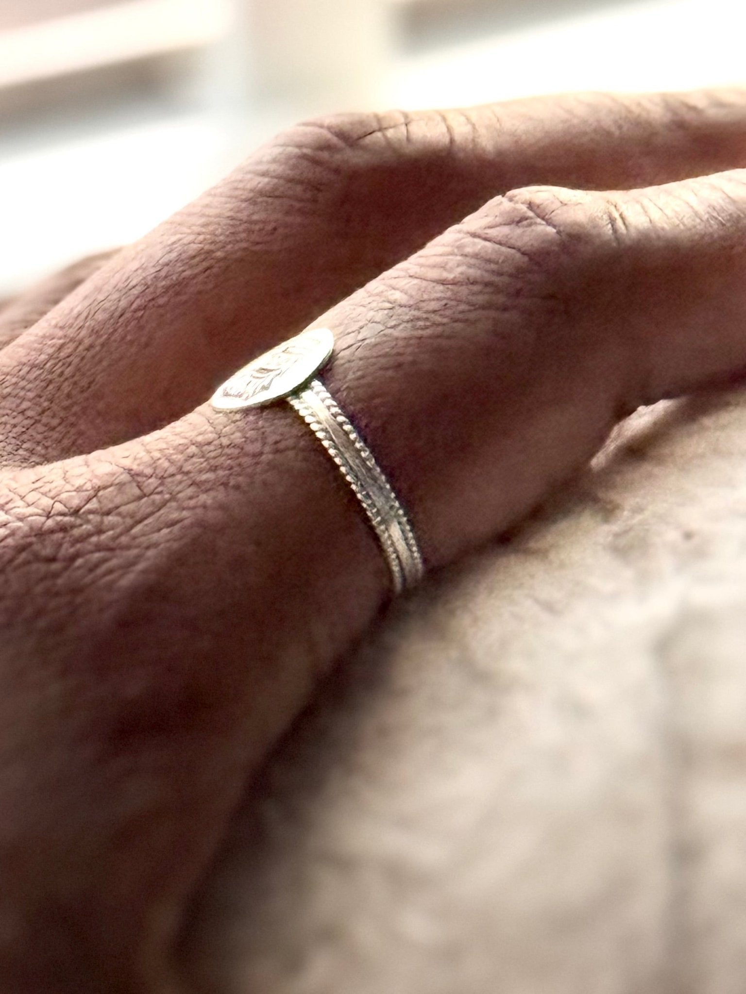 Gritty Engraved Triband Ring | Philadelphia Flyers Sterling Silver Jewelry Pretty Weird