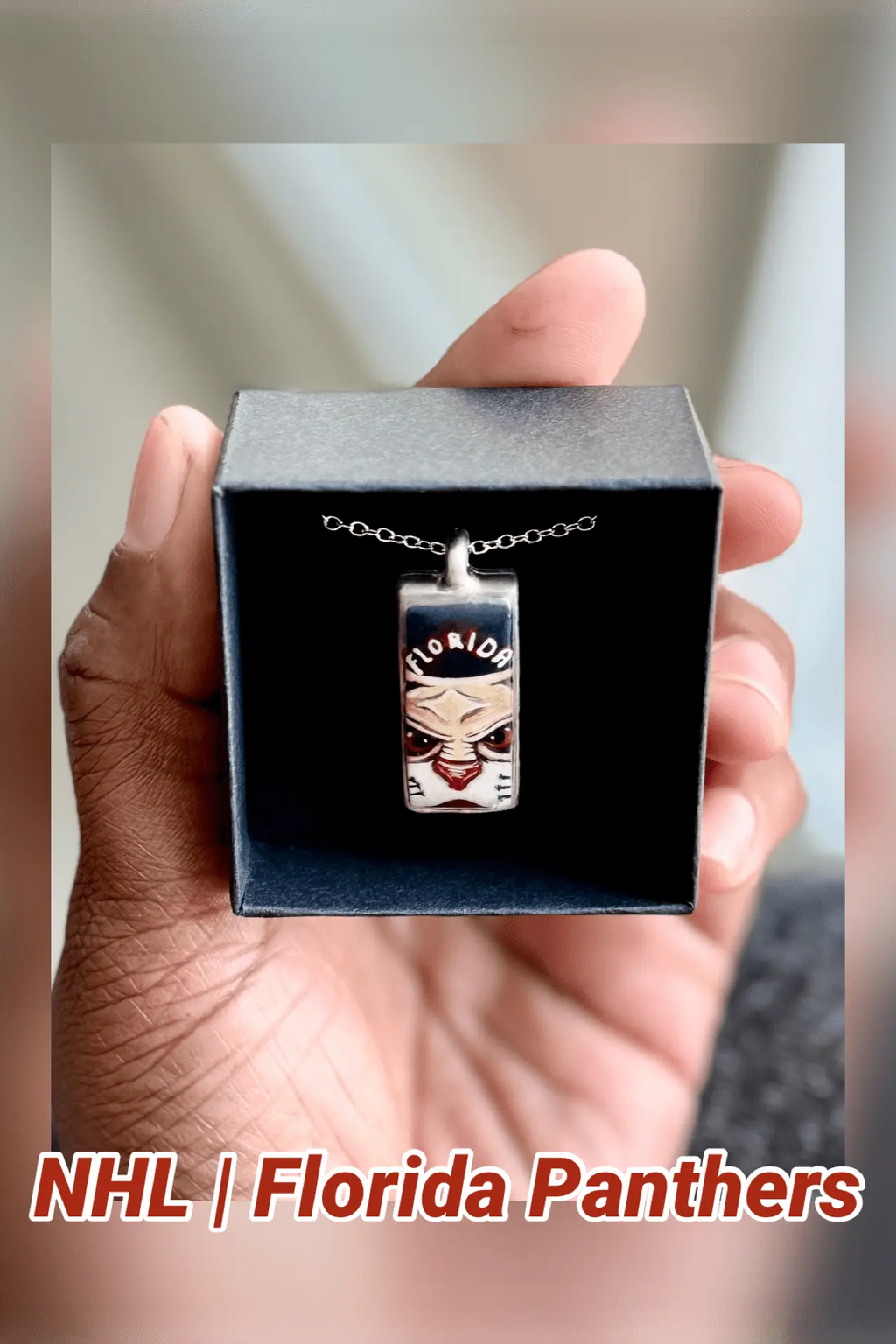 Custom Mascot Pendant Necklace | Hand Painted Pretty Weird