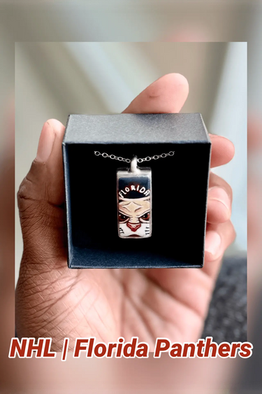Custom Mascot Pendant Necklace | Hand Painted Pretty Weird