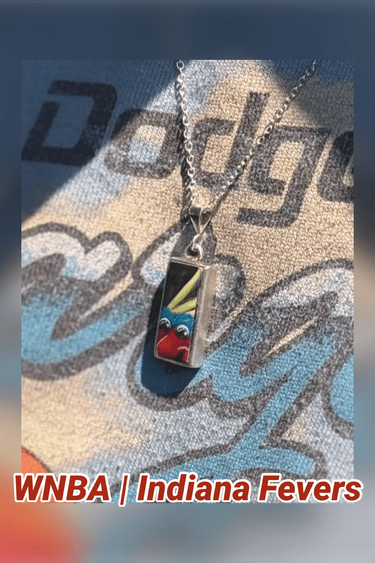Custom Mascot Pendant Necklace | Hand Painted Pretty Weird