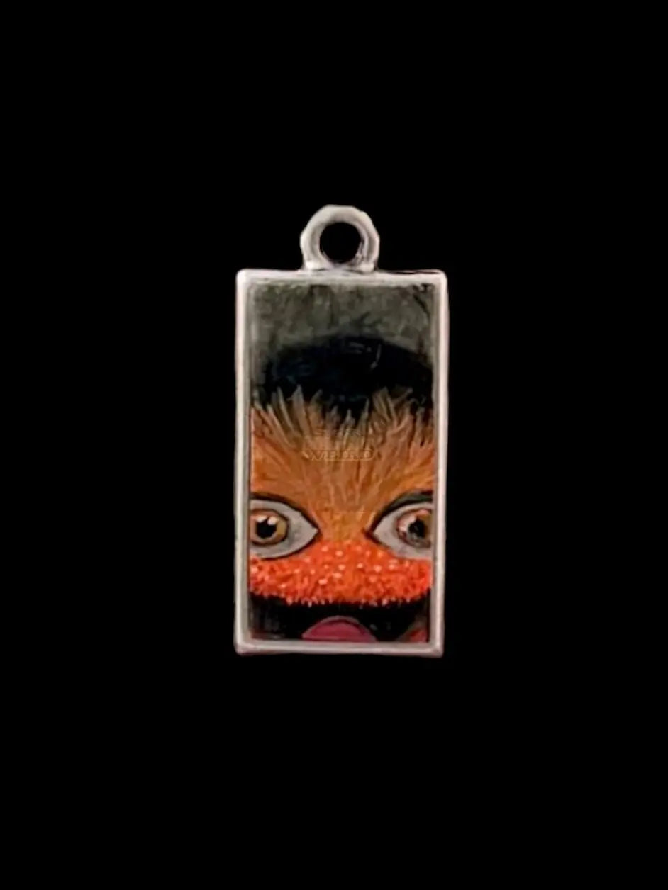 Custom Mascot Pendant Necklace | Hand Painted Pretty Weird