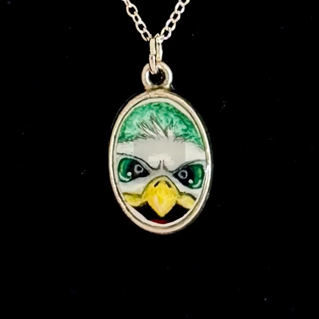 Custom Mascot Pendant Necklace | Hand Painted Pretty Weird