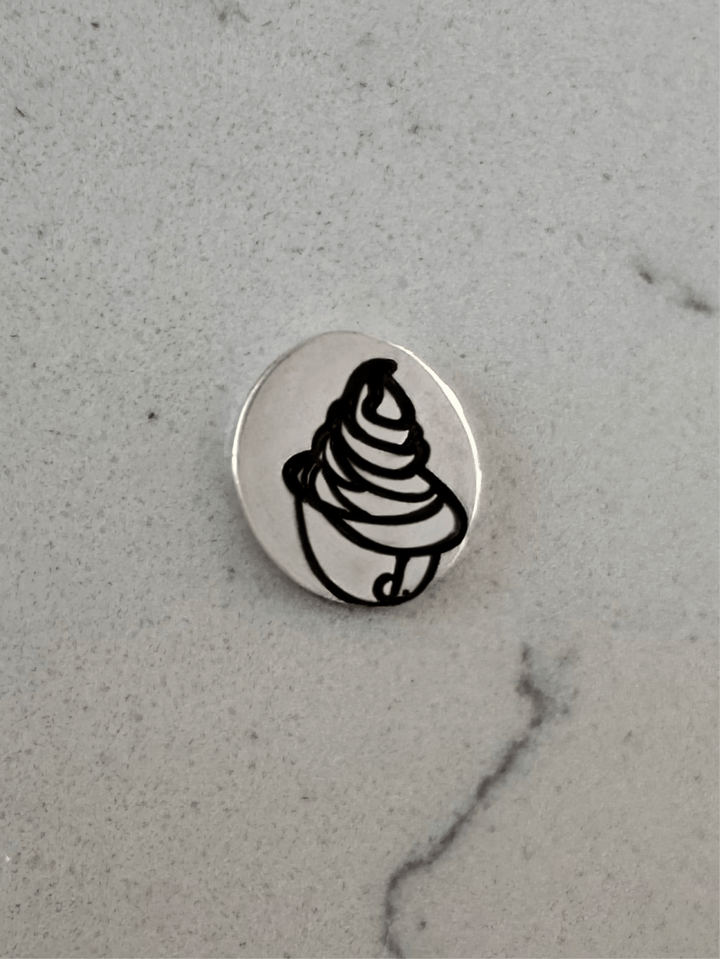 Sterling Silver Phillies Helmet Ice Cream Pendant Necklace – Limited Stock