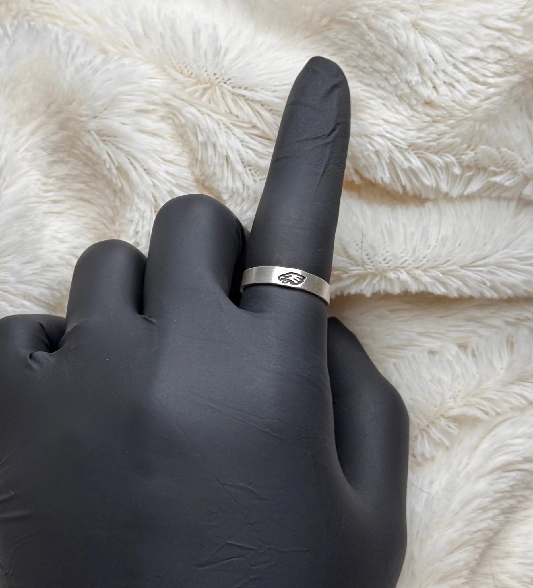 Eagles Band Ring and Necklace Set | Handmade Sterling Silver Pretty Weird
