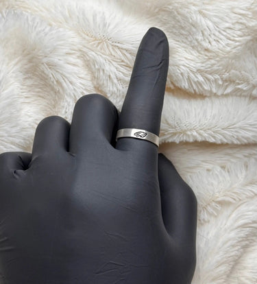Eagles Band Ring and Necklace Set | Handmade Sterling Silver Pretty Weird
