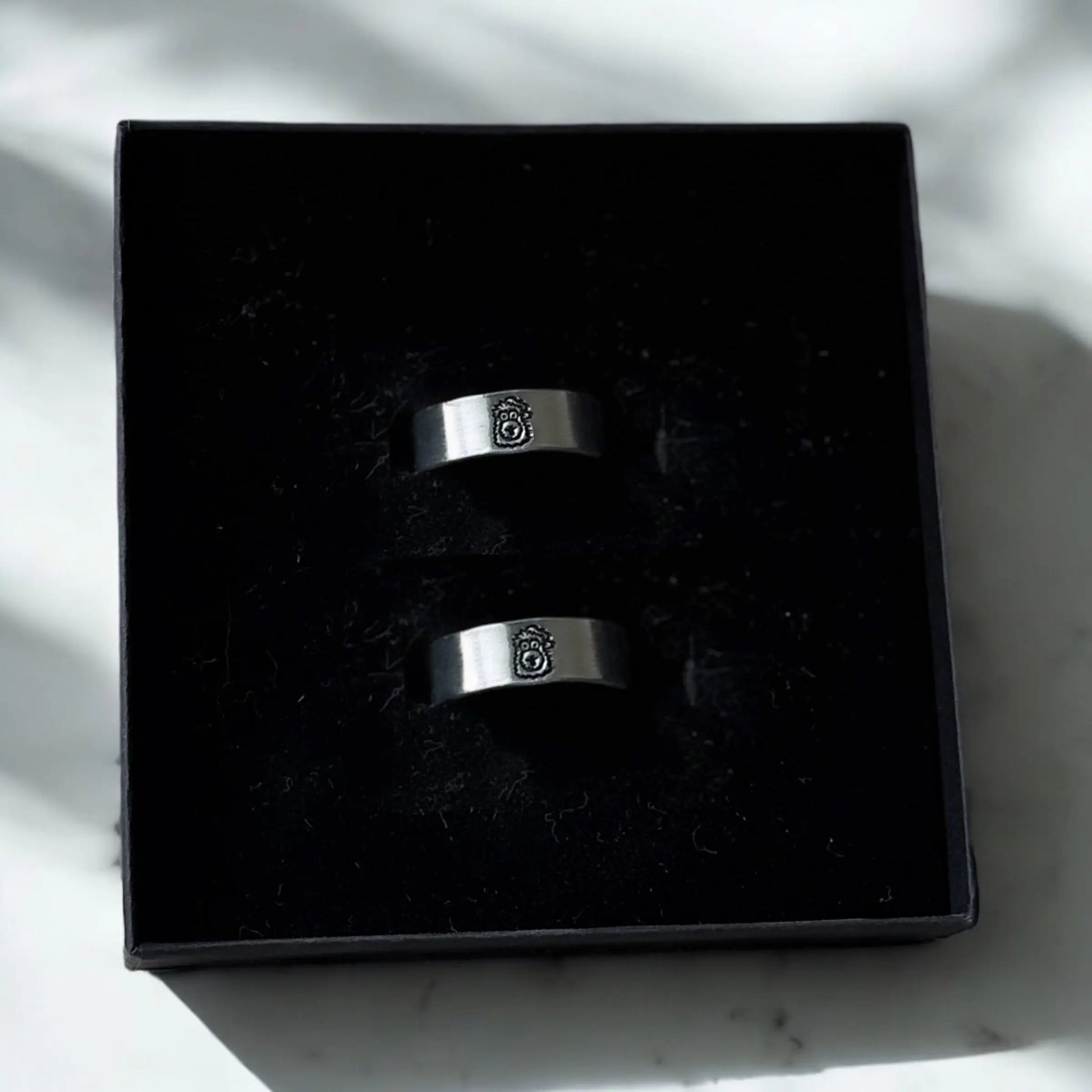 Engraved Phillie Phanatic Wide Band Ring | Sterling Silver - Pretty Weird