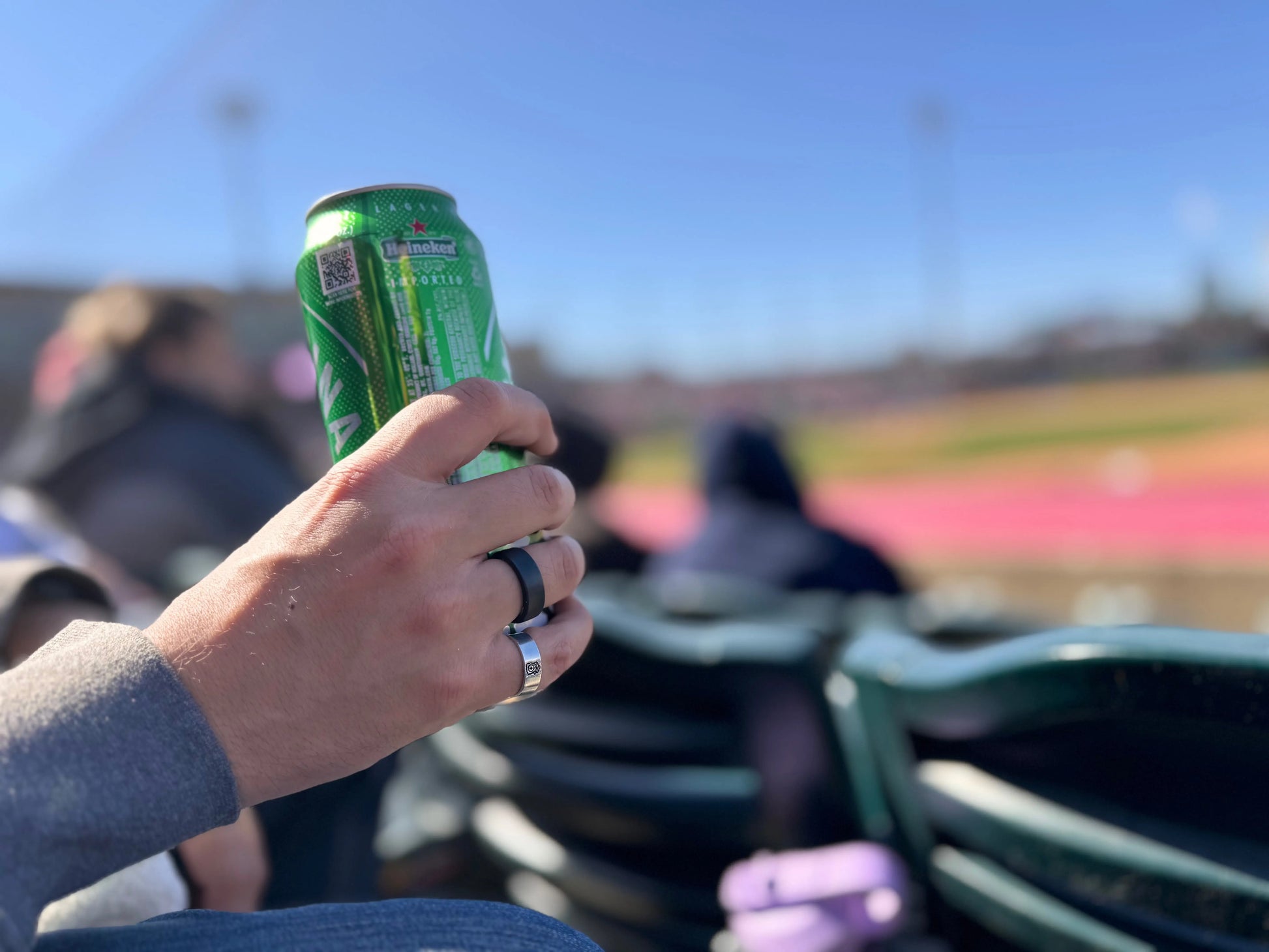 Engraved Phillie Phanatic Wide Band Ring | Sterling Silver - Pretty Weird