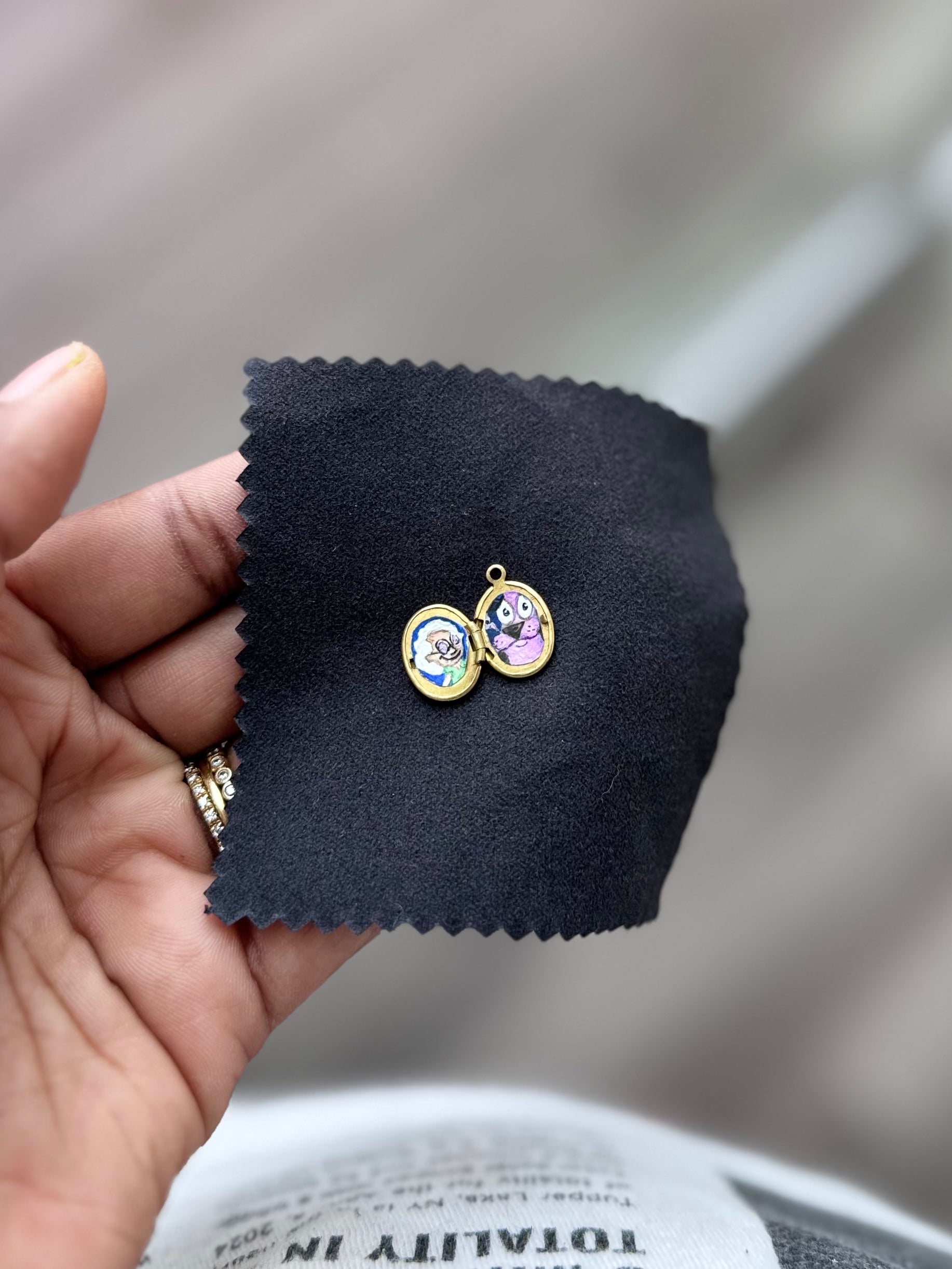 Courage and Baby Muriel Locket - Pretty Weird
