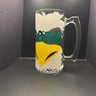 Hand-Painted Eagles Swoop Beer Mug – 24 oz Pretty Weird