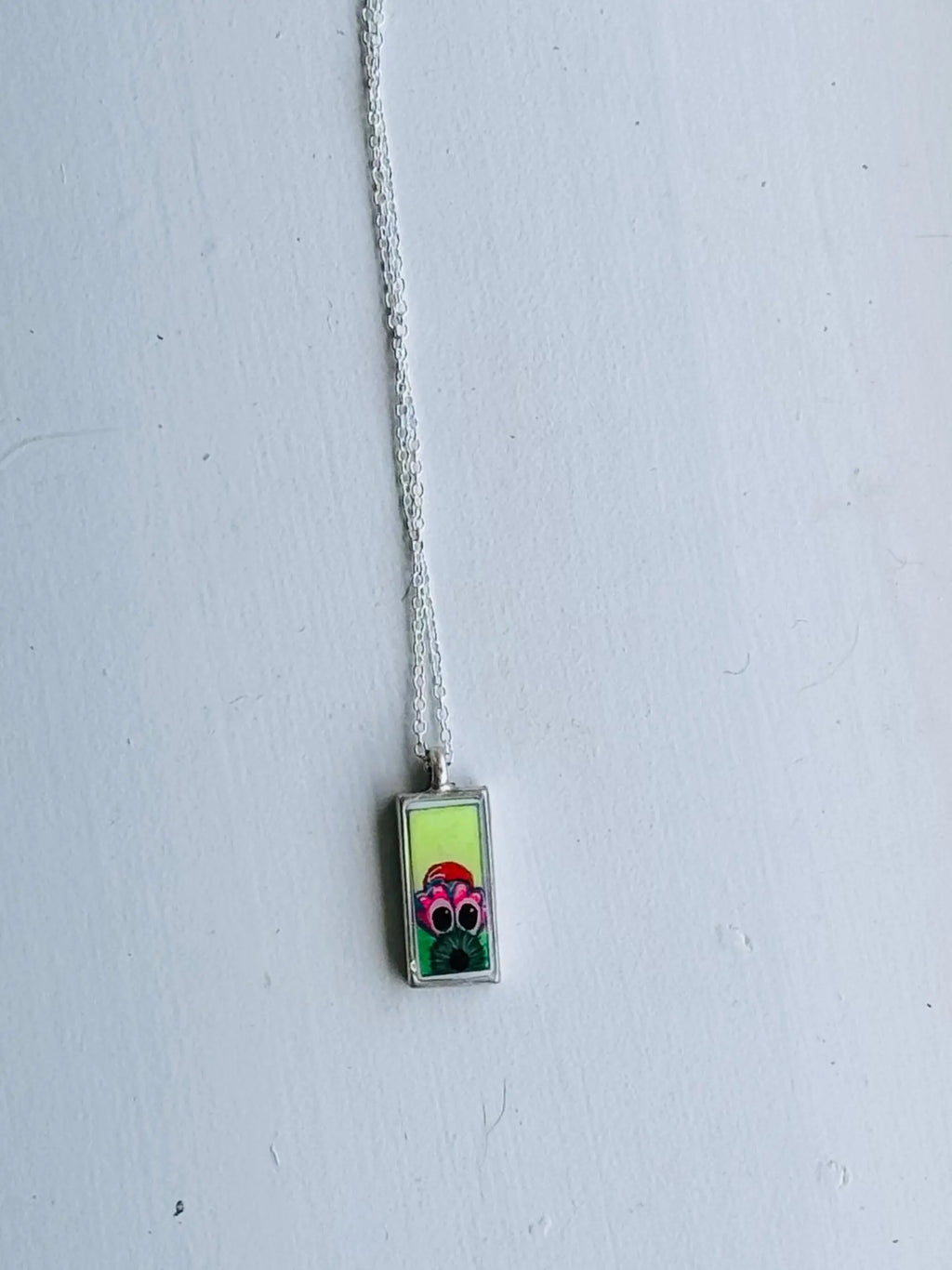 Hand-Painted Phanatic Pendant - Medium Size Pretty Weird