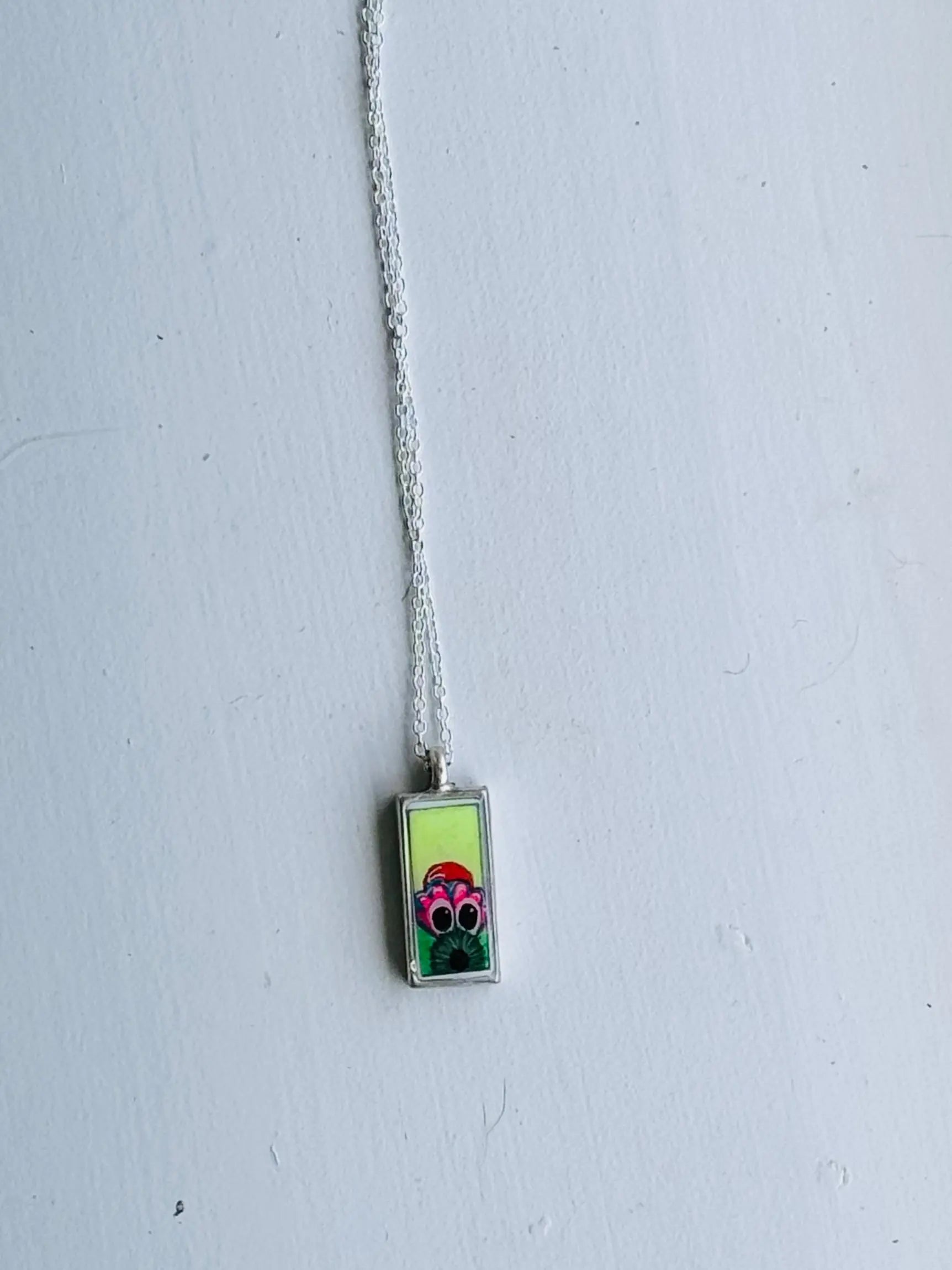 Hand-Painted Phanatic Pendant - Medium Size Pretty Weird