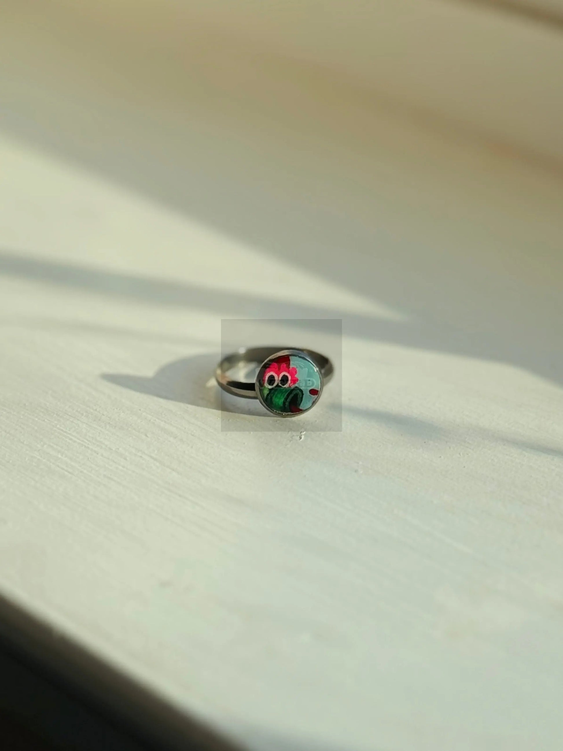 Hand-Painted Phillie Phanatic 10mm Adjustable Ring - Pretty Weird
