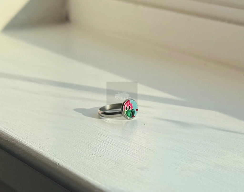 Hand-Painted Phillie Phanatic 10mm Adjustable Ring - Pretty Weird