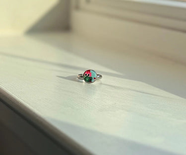 Hand-Painted Phillie Phanatic 10mm Adjustable Ring - Pretty Weird