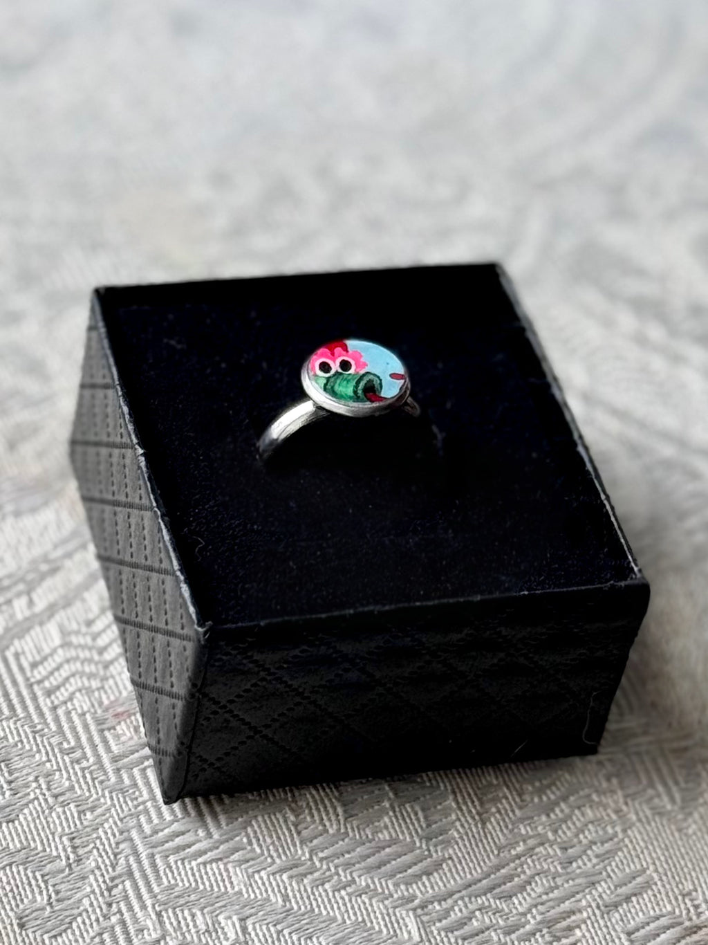 Hand-Painted Phillie Phanatic 10mm Adjustable Ring - Pretty Weird