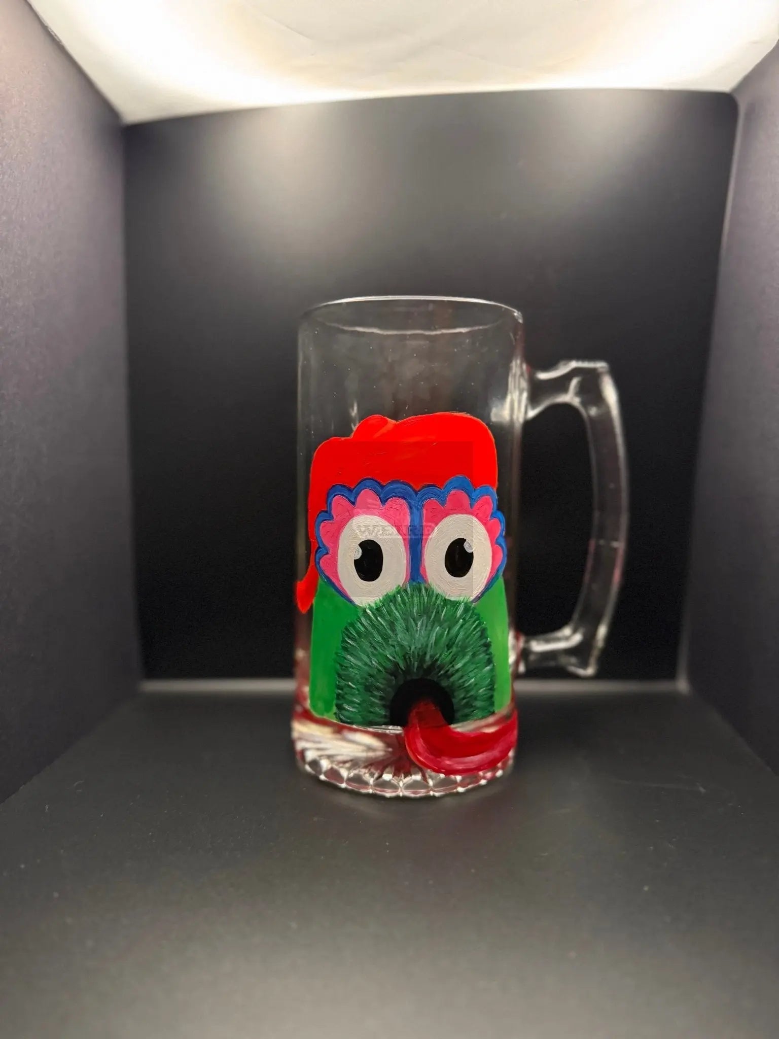 Hand-Painted Phillies Phanatic Beer Mug – 24 oz Pretty Weird