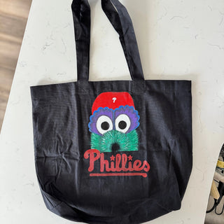Phillie Phanatic Tote Bag – Hand-Painted & Made to Order - Pretty Weird