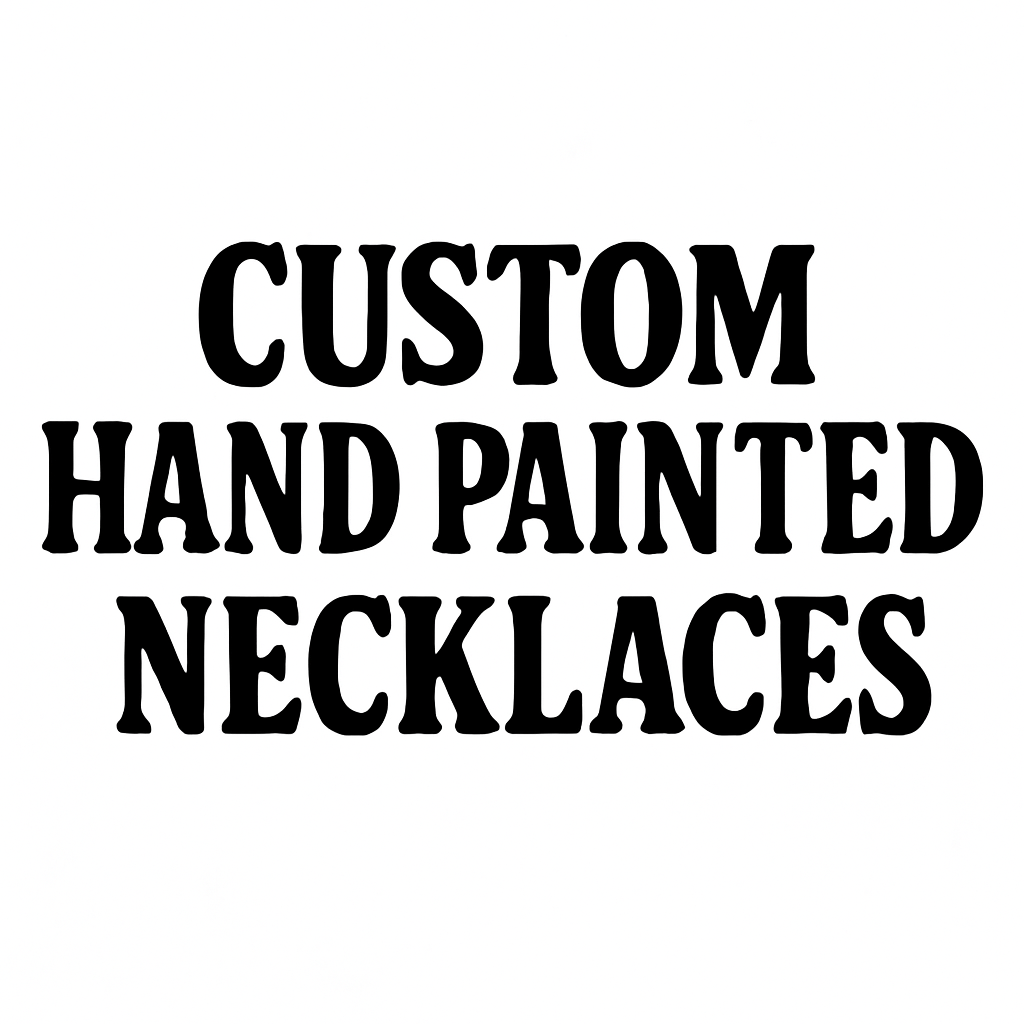 Custom Mascot Pendant Necklace | Hand Painted Pretty Weird