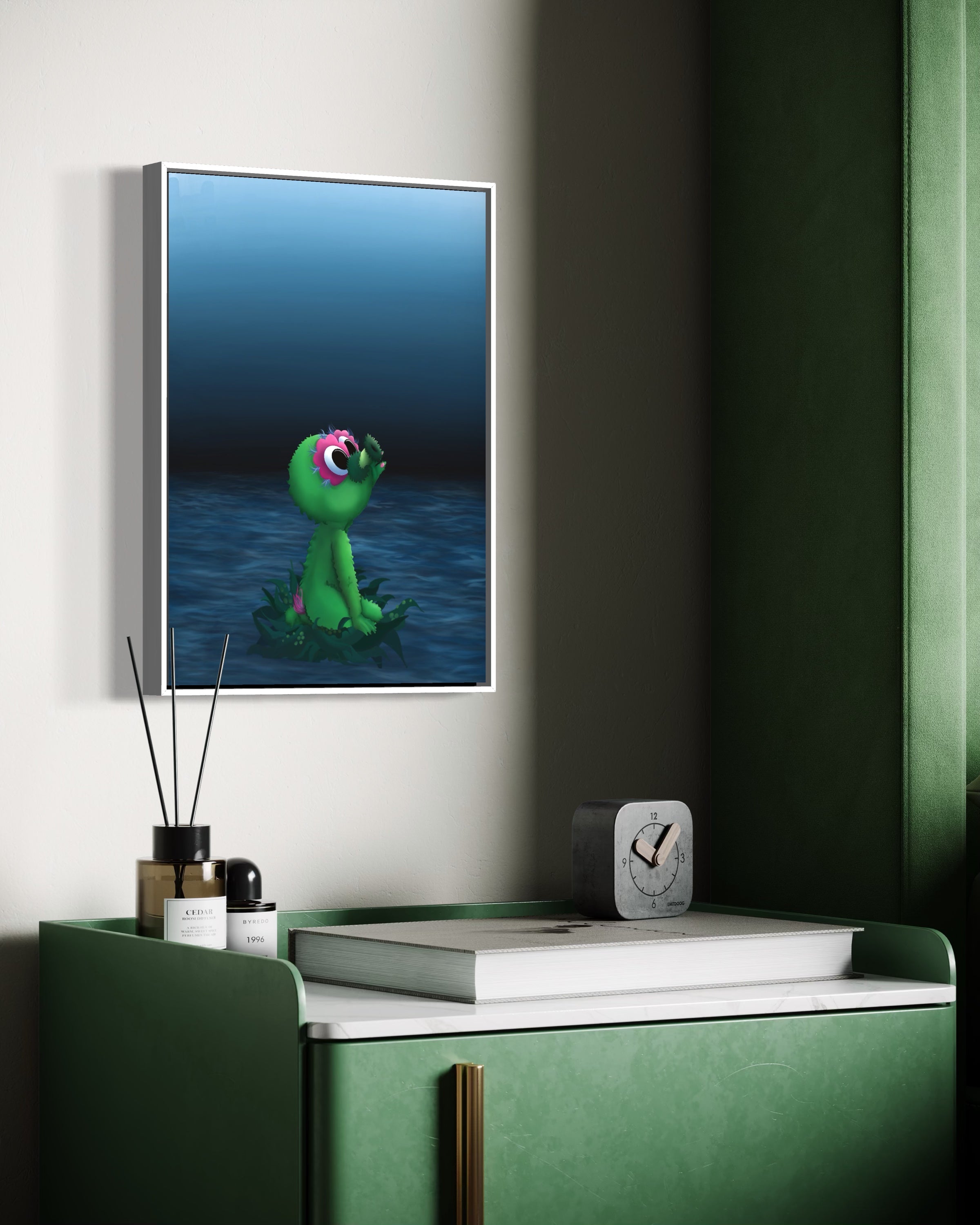 Baby ‘Natic Out to Sea | Limited Edition Art Print  Pretty Weird