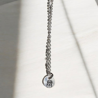 Tiny Engraved Sterling Silver Phanatic Necklace Pretty Weird